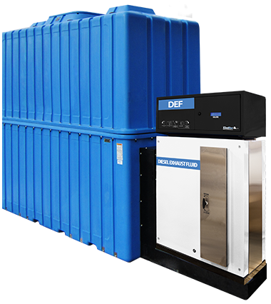 KleerBlue 1000 Gallon Retail Fuel Island-Friendly Mini-Bulk Turn-Key System with APEX