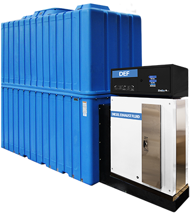 KleerBlue 1000 Gallon Retail Fuel Island-Friendly Mini-Bulk Turn-Key System with APEX