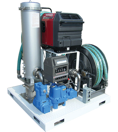 KleerBlue Medium Flow Portable DEF Skid with Gasoline Generator/Electric Pump